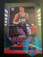 2020-21 Panini Chronicles Marquee Green Lamelo Ball #266 Rookie
